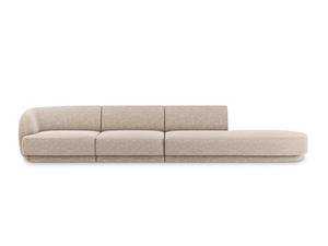Micadoni Limited Edition 4-zitsbank Miley rechts-open chenille | 