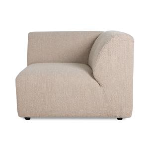 HKliving-collectie Jax bank element rechts corner boucle taupe