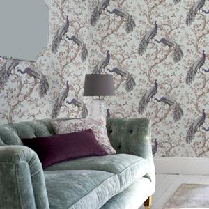 LAURA ASHLEY Vliestapete "Belvedere", FSC zertifiziert, mit lebhaftem Druck, 10 Meter Länge