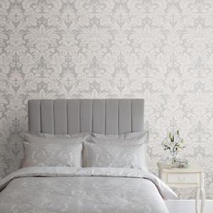 LAURA ASHLEY Vliestapete "Laura Ashley Martigues Moonbeam Vliestapete", Barock, Laura Ashley Martigues Moonbeam Vliestapete