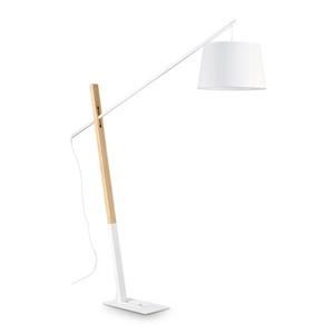 Ideal Lux  Eminent - Vloerlamp - Hout - E27 - Wit