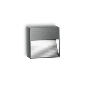 Ideal Lux  Down - Wandlamp - Aluminium - G9 - Grijs