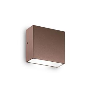 Ideal Lux Moderne Wandlamp -  Tetris-1 - Bruin - Aluminium - G9 - 10x4x9 Cm