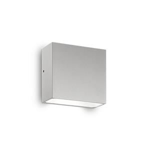 Ideal Lux Moderne Wandlamp -  Tetris-1 - Grijs - Aluminium - G9 - 10x4x9 Cm