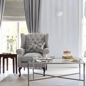 LAURA ASHLEY Vliestapete "Lilleescent Streifen", Streifen, FSC zertifiziert, mit lebhaftem Druck, 10 Meter Länge