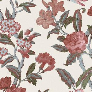 LAURA ASHLEY Vliestapete "Minera Crimson Red", natürlich, 10mx52cm