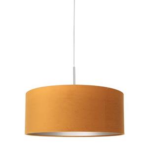 Steinhauer Hanglamp Met Rond Okergele Kap  Sparkled Light Goud