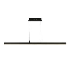 Bussandri Exclusive Hanglamp Tribeca Metaal L:118,5cm Zwart