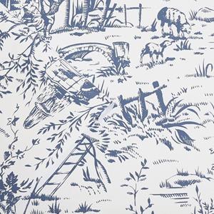 LAURA ASHLEY Vliestapete "Toile de Jouy", natürlich, 10mx52cm