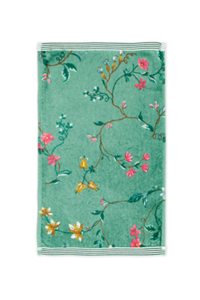 Pip Studio gastendoek Les Fleurs Green 30x50