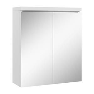 Badplaats Spiegelkast Toledo 60 x 20 x 60 cm - Wit - Badkamerkast Badkamer