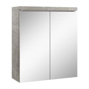 Badplaats Spiegelkast Toledo 60 X 20 X 60 Cm - Beton Grijs