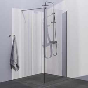 BRAUER Brushed Season Inloopdouche - helder glas - 100x200cm - geborsteld RVS GS-ISMP1H100200NG