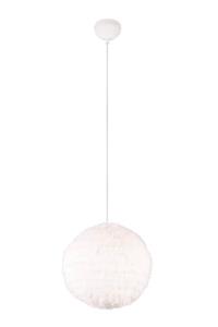 Trio Stoffen hanglamp Furry crème Ø 35cm R31581001