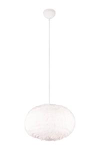 Trio Stoffen hanglamp Furry crème Ø 50cm R31581901