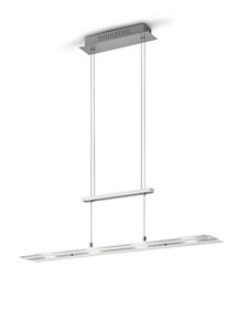realityleuchten R32004107 Pendelleuchte milos Nickel matt 5W led, Höhe ca. 170 cm
