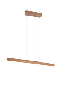 trioleuchten Höhenverstellbare led Pendelleuchte helios touch dimmbar, Coffee Breite 100cm