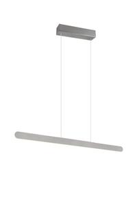 trioleuchten Höhenverstellbare led Pendelleuchte helios touch dimmbar, Silber Breite 100cm