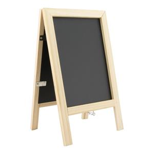 Securit Mini krijtbord tafelmodel met fotolijstje 25 cm -