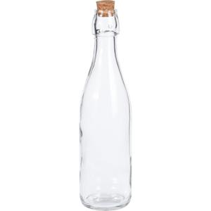 Excellent Houseware Fles Glas Met Kurk 500ml