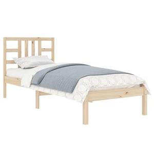 VidaXL Bedframe massief hout 75x190 cm Small Single