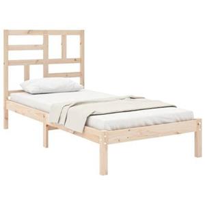 VidaXL Bedframe massief hout 75x190 cm Small Single