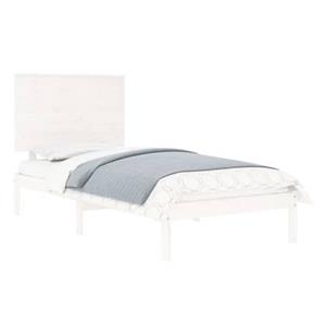 VidaXL Bedframe massief hout wit 90x190 cm 3FT Single