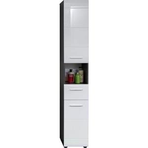 INOSIGN Hochschrank "Sovana", Höhe 182 cm, Badezimmerschrank in Hochglanz- oder Holzoptik