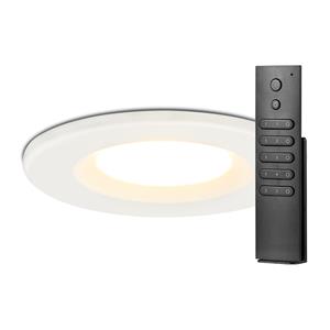 HOFTRONIC™ Set van 14 stuks dimbare LED inbouwspots wit Venezia 6 Watt 2700K IP65 incl. afstandsbediening