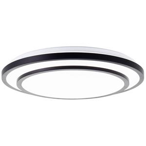 Brilliant G80564A76 Luciano LED-plafondlamp LED LED vast ingebouwd Energielabel: D (A - G) 34 W Wit, Zwart