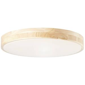 Brilliant G80570A75 Slimline LED-Deckenleuchte LED LED fest eingebaut EEK: D (A - G) Holz, Weiß
