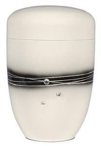 Urnwebshop Design Urn Swarovski Kristal Wit (4 liter)