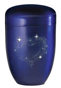 Urnwebshop Design Urn Flonkerend Hart (4 liter)