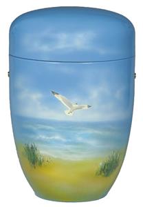 Urnwebshop Design Urn Zee, Duin, Meeuw (4 liter)