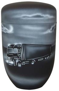 Urnwebshop Zwartwitte Schaduw Design Urn Truck (4 liter)
