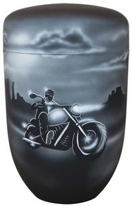 Urnwebshop Zwartwitte Schaduw Design Urn Chopper (4 liter)