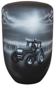 Urnwebshop Zwartwitte Schaduw Design Urn Tractor (4 liter)