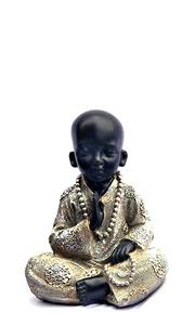 Urnwebshop Kleine Buddha Urn Zegenende Shaolin Monnik (0.8 liter)