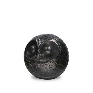 Urnwebshop Bronzen Mini Bol Urn Wijze Uil (0.1 liter)