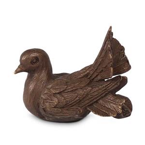 Urnwebshop Bronzen Mini Urn Duifje (0.05 liter)