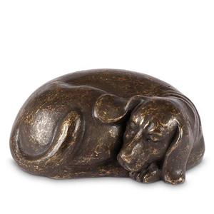 Urnwebshop Brons Honden Asbeeldje (0.65 liter)