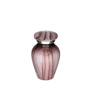 Urnwebshop Elegance Miniurn Pink Stripes (0.1 liter)