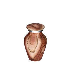 Urnwebshop Elegance Miniurn Beige Woodlook (0.1 liter)