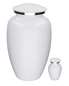 Urnwebshop Elegance Urnen Voordeelset Matwit Marmer (3.6 liter)