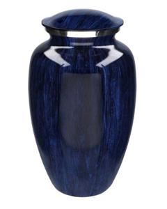 Urnwebshop Grote Elegance Urn Darkblue Stripes (3.5 liter)