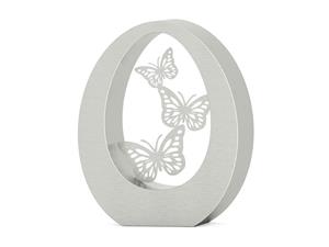 Urnwebshop XL RVS Oval Butterflies Asbeeld (7 liter)