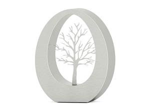 Urnwebshop XL RVS Oval Levensboom Asbeeld (7 liter)