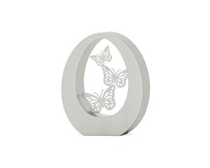 Urnwebshop Klein RVS Oval Butterflies Asbeeld (0.9 liter)