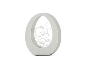 Urnwebshop Klein RVS Oval Terrybear Asbeeld (0.9 liter)