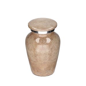 Urnwebshop Elegance Miniurn Brown Marble (0.1 liter)